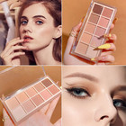 10 Colors Eyeshadow Palette light Beige Nude Pink Brown Naturing Eye Shadow Make