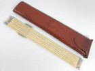 Pickett Eckel Slide Rule Model 800-t Synchro Scale Leather Case Chicago Vintage