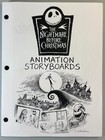 The Nightmare Before Christmas Animation Storyboards 1993 Tim Burton Walt Disney