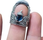 2pcs Vintage Style Sewing Thimbles For Hand Sewing   open Nail Acorn Thimble Set   m