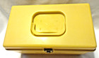 Vintage Excelsior Sewing Storage Thread Supply Plastic Case Box Yellow Usa B2