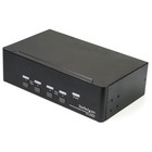 Startech 4 Port Dual Displayport Kvm Switch  sv431dpddua2 