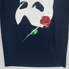 Vintage Phantom Of The Opera Shirt Mens Medium Mask Rose Graphic Theater Musical