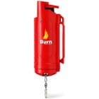 Burn Pepper Spray 1 2oz Self Defense Security Safety Lock Red 4 Pack