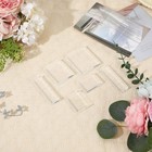 6pcs Clear Acrylic Block For Stamping  Acrylic Stamping Block  Stamp Block Decor