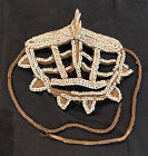 Old Lower Sepik Woven Face Mask Papua New Guinea