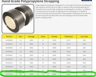 1 2  7200 Ft 600 Lb 16x6  Core Hand Poly Strapping Black Northshore Sd-5072-6
