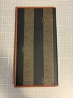 New Vintage Fendi Italy Pequin Stripe Travel Wallet Travelers Notebook