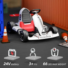 24v 7ah Battery Electric Go Kart With Adjustable Seat  Powered Pedal Go Karts Fo