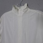 Vintage Brooks Brothers Blouse Victorian Prairie Cottage Regency Cotton Ruffle