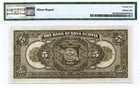 1924  5 Bank Of Nova Scotia   550-32-02 - Very Fine  Pmg Vf25
