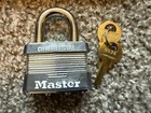 Qty 5 Master Lock 1ka Commercial Padlock  Keyed Alike  Steel Body  Key  0536 New