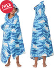 Kids Hooded Bath Towel 100  Cotton Soft Absorbent 50x30in Toddler Baby Wrap