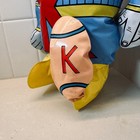 Vintage 1971 The Letter People Mr  K Kick King Inflatable Arista Corp Alphabet