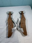 Vintage Mcm Mid Century Modern Wood Cat Wall Hangings Pair Stylized Siamese