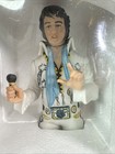 1977 Mccormick Elvis Presley Bourbon Whiskey Porcelain 7    Decanter W box