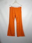 Vintage 70s Bright Orange Cotton Bell Bottoms Size 32 X 32