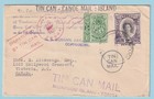 Tonga Cover - 1937 Tin Can Canoe Mail From Niuafoou Island To Victoria Bc - B606