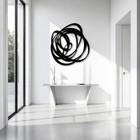 Modern Abstract Metal Wall Sculpture  Contemporary Art Decor