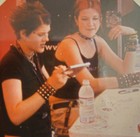 Rare Autographed Kittie Ozzfest 2000 Promo Flyer - Morgan   Talena - Orig  Owner