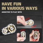 Metal Fidget Chain Spinner Hand Finger Spinning Toy Golden Sprockets New