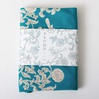 Furoshiki Kimono Wrap Flower And Bird Sarasa Aomidori Furoshiki 145cm 100 Cotton