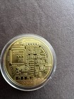 Bitcoin Gold Plated Physical Bitcoin Btc Cryptocurrency Collectible Coin In Case