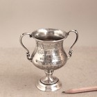 1907 Best Chickens Trophy Sterling Silver Cup Poultry Show Wyandotte La Times