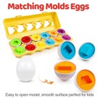 Egg Toys For Toddlers 1-3 montessori Geometric Eggs Early Fine Motor Skills L   