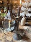 Primitive Old Tinlantern And Tin Early Lighting Early Cabin Goods Aafa