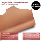 Elw Genuine Leather Vegetable Tanned 8-9 Oz   3 2-3 6mm  Size 6    To 14 Sq Ft
