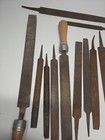 14 Vintage Machinist File Lot     Mixed Hand Files  Tapers   Flats     Metalworking 