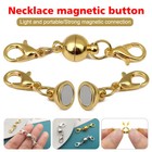 10x Diy Magnetic Lobster Claw Clasps Necklace Jewelry Bracelets Locking Extender
