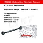 Lykt 2pcs Alignment Rear Camber Adjustable Arms For Subaru Outback   legacy   baja