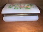 Vintage Lucite Lot 2 Jewelry Trinket Box And Cosmetic Box Celluloid Thailand