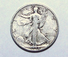 1944 S Walking Silver Half Dollar  Silver Dime   Lot Of 66 Collectable Us Coins