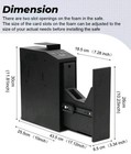 Biometric Handgun Safe With Auto-slide Door 0 1s Access For Bedside Desk