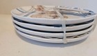 Pier 1 Henry Bunny Blue Plaid Ceramic Salad Plates Set Of 4  New