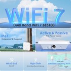 Wavlink Be5100 Wifi 7 Mesh Extender Outdoor High Speed Router Long Range Booster