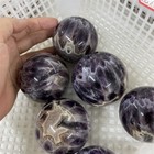1pc Randomized Wholesale Feathers Dream Amethyst Ball Quartz Crystal Sphere