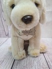 Fao Schwarz Plush Yellow Labrador Retriever  Puppy Dog Stuffed Animal 9 5   
