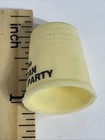 Vote The American Freedom Party Thimble Vintage Souvenir Collectible