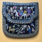 Antique Chinese Pocket With Exquisite Embroidery  Purchased In China In 1994  