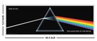Pink Floyd Dark Side Of The Moon Slim Print Poster 36 5  X 12 5  Laminated