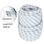 Lablt 3 4  X 150  Double Braid Rope Arborist Bull Rope Rigging Line Hoist Line