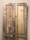 Antique French Double Doors  38 5x102  Raised Panel Doors  European Doors A554