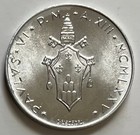 Vatican 5 Lire 1975 - Pelican Piercing Breast To Feed Young - Pope Paul Vi - Unc