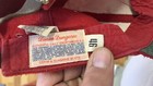 Denim Dungaree Distressed    d    Red Hat Vintage Embroidered Patches Japan 3t