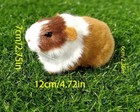 Brown Guinea Pig 5 Inch Fur Stuffed Animal Plush Toys Toddler Doll Kids Gifts