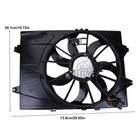 Cooling Fan Assembly For Hyundai Tucson 2022-2023 Hy3115177 25380cw700